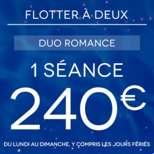 Duo romance - 1 séance de 60 min à Body Float Pereire